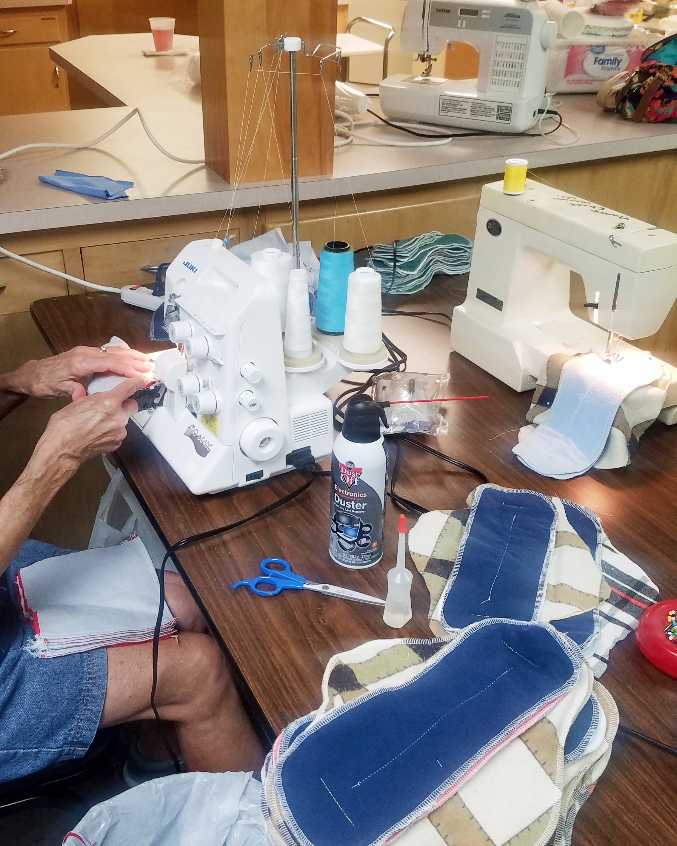 sewing volunteers jakes diapers